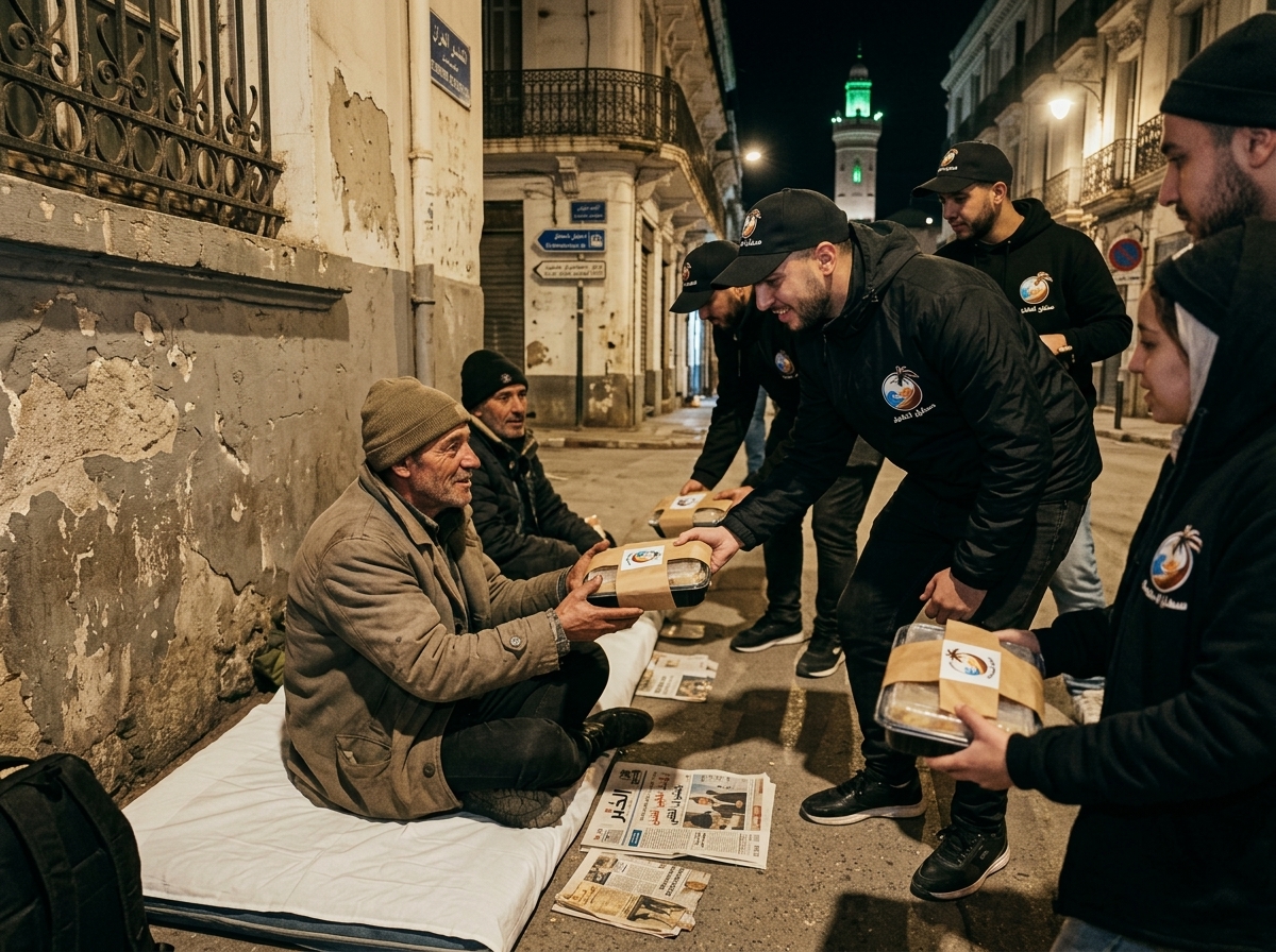 Food donation to homeless Algeria 202605101416